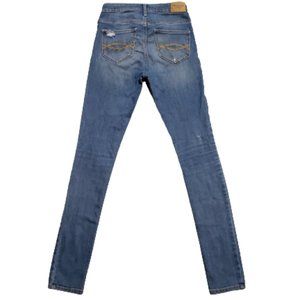 Abercrombie & Fitch Blue Jeans Skinny Distressed | Women's 00R | 24x31 Pre-owned